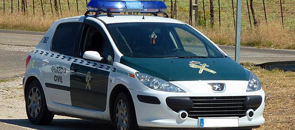 Coche de la Guardia Civil