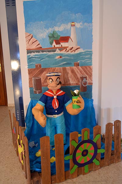 POPEYE (infantil). Asociación Vecinos de San Bartolomé. muneca_sanbartolome_infantil