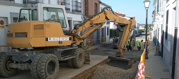 Obras en la localidad de Villanueva de Córdoba