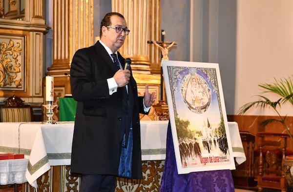 Sabino Moreno presenté su cartel de la Virgen de Luna 2019