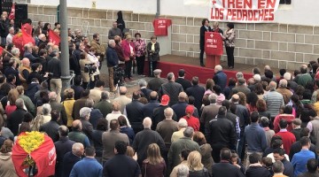 Una de las manifestaciones convocadas por la Plataforma 'Que Pare el Tren'