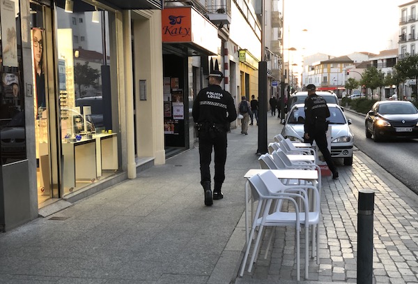 La Policía Local de Pozoblanco durante un servicio