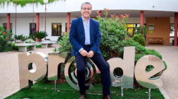 El presidente de Prode, Blas García.