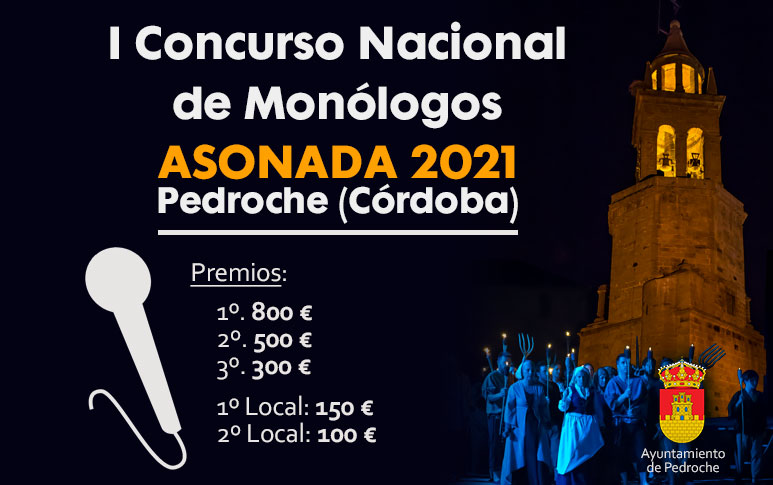 Cartel del concurso de monólogos