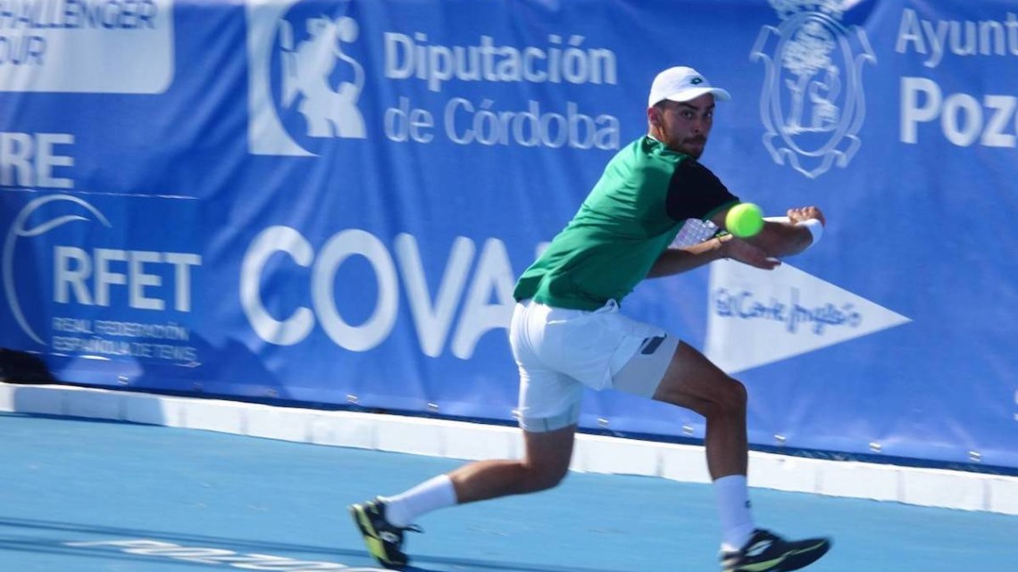 El francés Benjamin Bonzi durante su partido de octavos