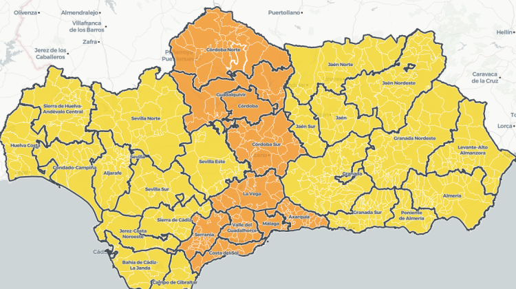 Así queda el mapa andaluz tras la reunión de los comités territoriales