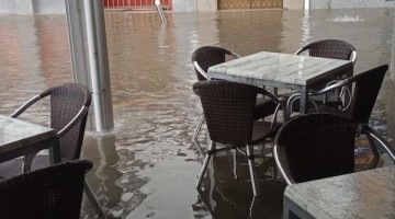 Terraza de un bar en Hinojosa del Duque