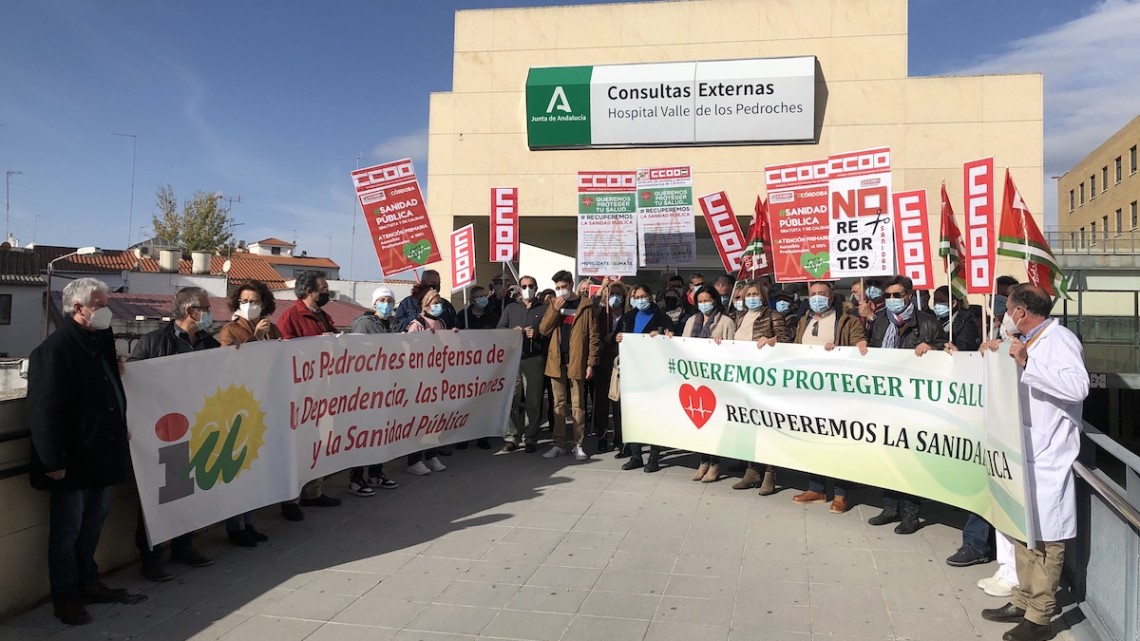 Concentración por la sanidad pública