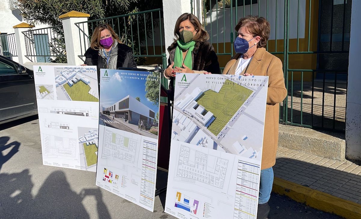 Presentación de los planos del nuevo Centro de Salud de Villanueva de Córdoba