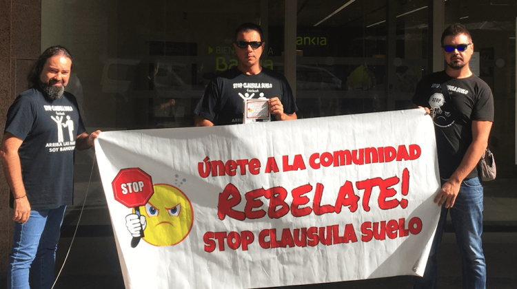 Integrantes de la Plataforma Stop Cláusula Suelo