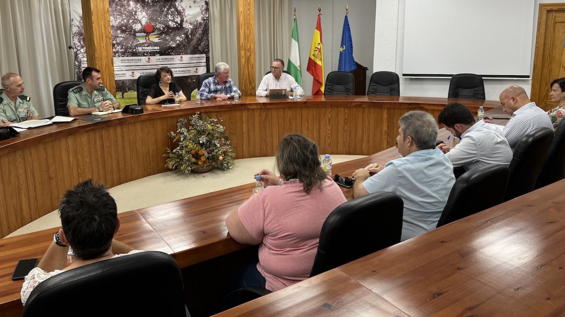 Reunión mantenida en la Mancomunidad sobre el transporte del agua para el ganado