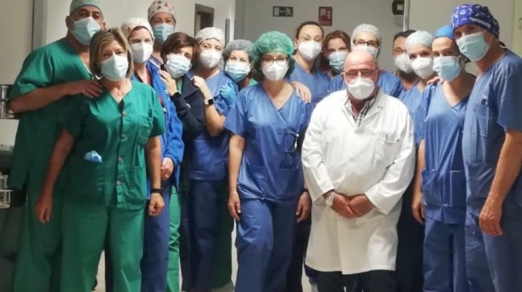 Profesionales de la Unidad de Gestión Clínica de Anestesiología y Reanimación del Hospital Valle de los Pedroches
