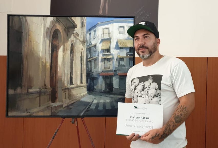 Cristóbal León García se hizo con el primer premio dotado con 2.000 euros