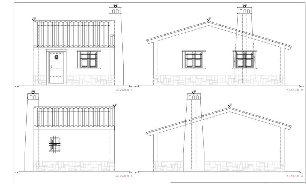 Proyecto de las casas rurales que se construirán en El Viso