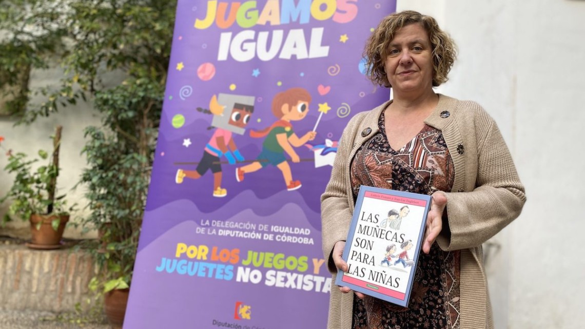 Alba Doblas en la presentación de la campaña