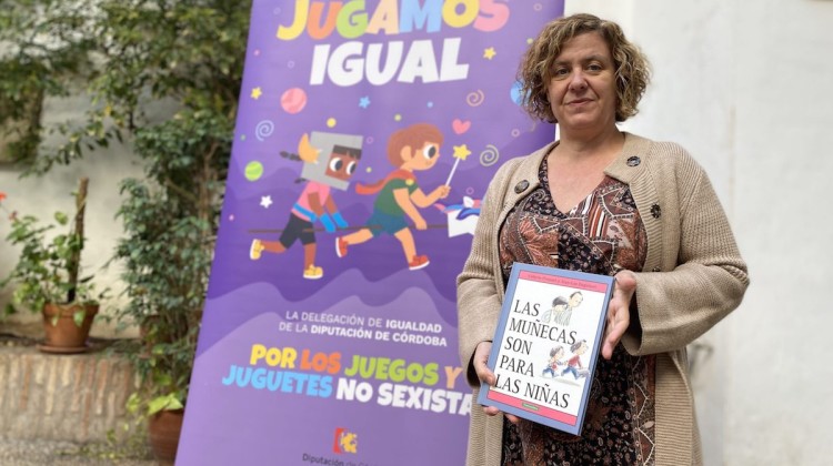 Alba Doblas en la presentación de la campaña