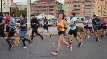 Begoña García, una de las corredoras del Club Maratón Pozoblanco que se desplazó hasta Valencia