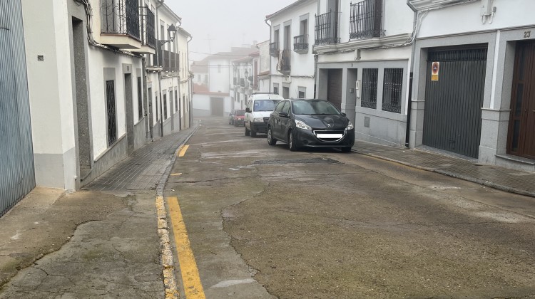 Una parte de la calle Santo Domingo que será reformada