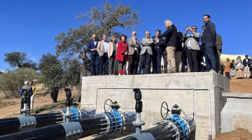 Visita a las obras de conexión entre La Colada y Sierra Boyera