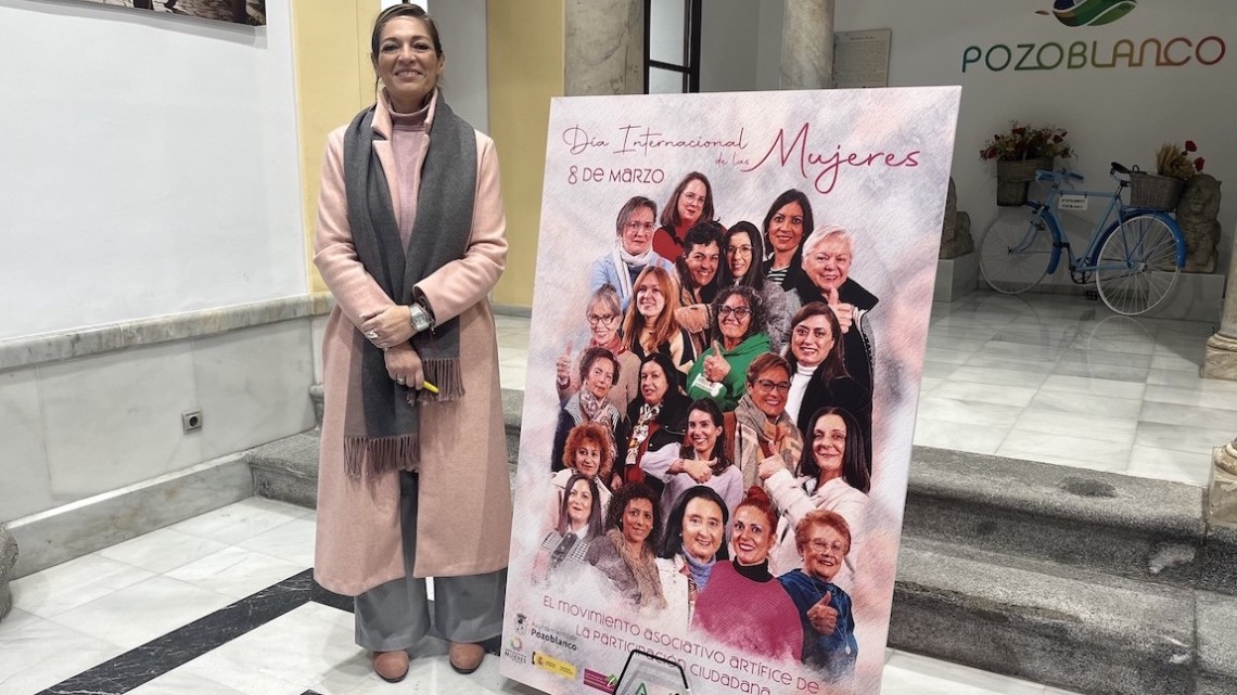 Inmaculada Reyes tras la presentación de la campaña del 8M