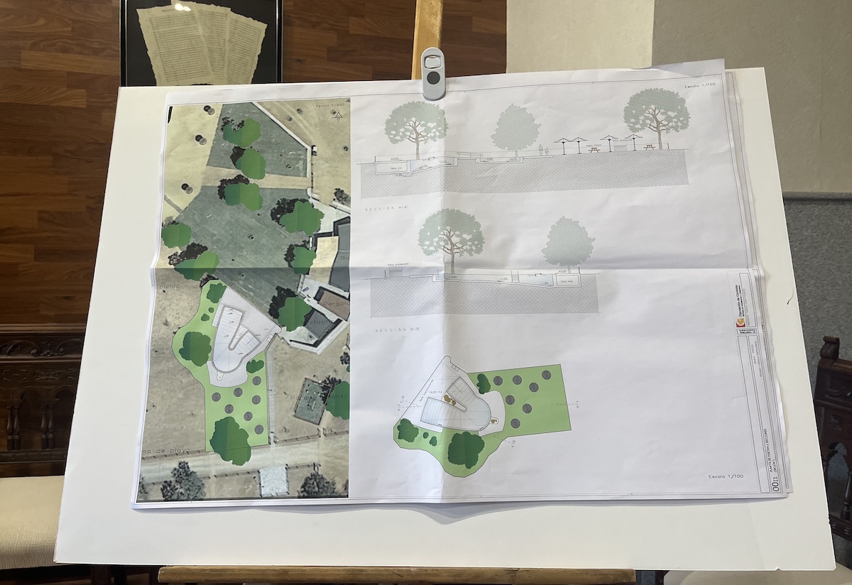 Proyecto de la piscina que se ubicará en la zona recreativa de La Colada