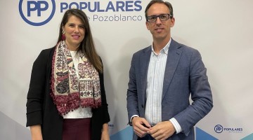 Santiago Cabello con Araceli Cabello