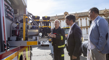 Uno de los vehículos que recibirá el parque de bomberos de Pozoblanco