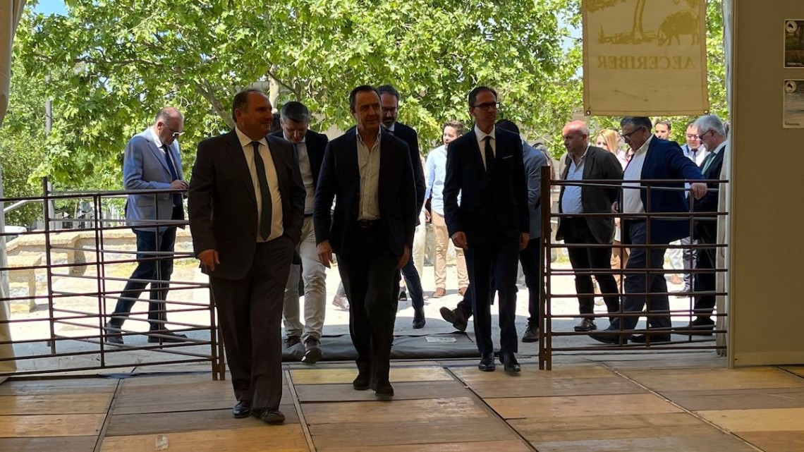 Momento de la inauguración de la Feria Agroganadera 2023