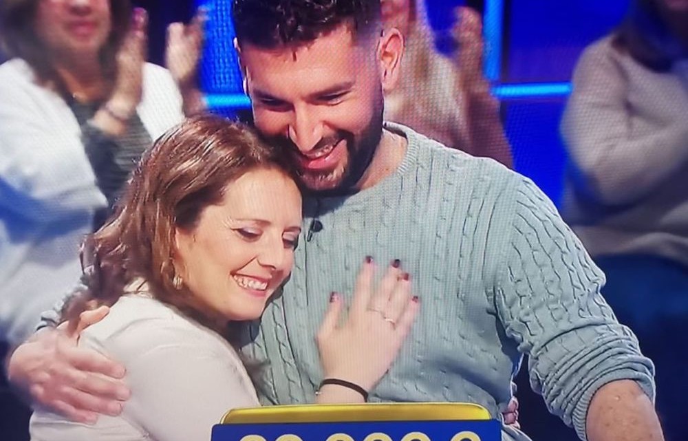 Rosa Dueñas y Paco Moreno durante el concurso