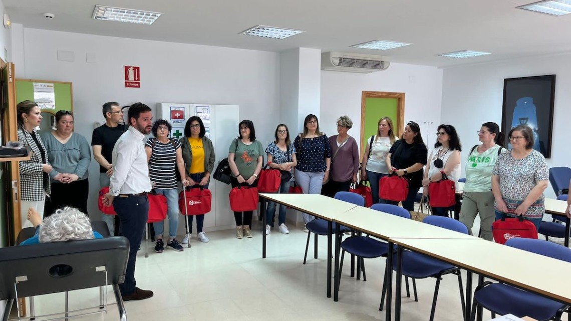 Mujeres participantes en el programa de empleo