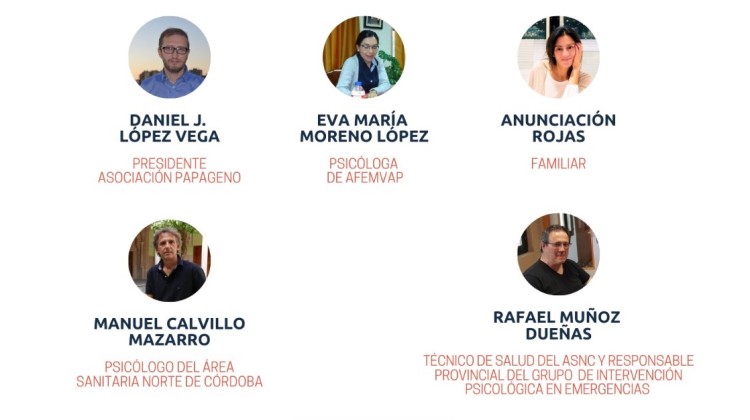 Cartel de la mesa redonda sobre el suicidio