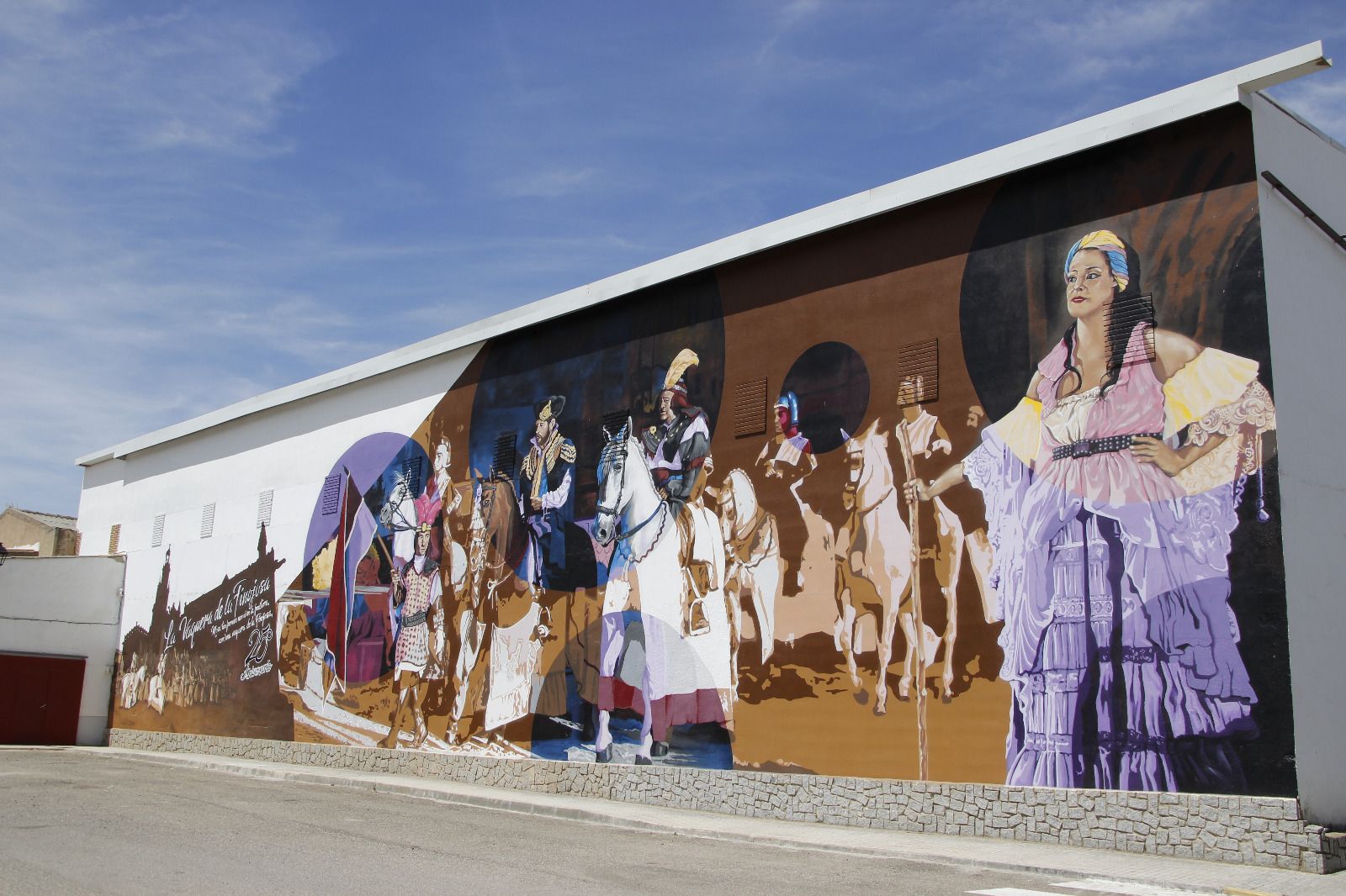 Uno de los nuevos murales con los que cuenta Hinojosa del Duque