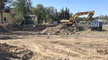 Obras en la depuradora de Pozoblanco
