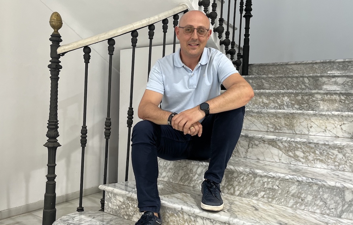 Pedro García en el Ayuntamiento de Pozoblanco