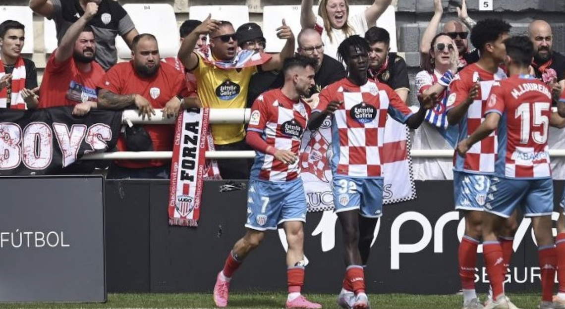 Sebas Moyano celebrando un gol
