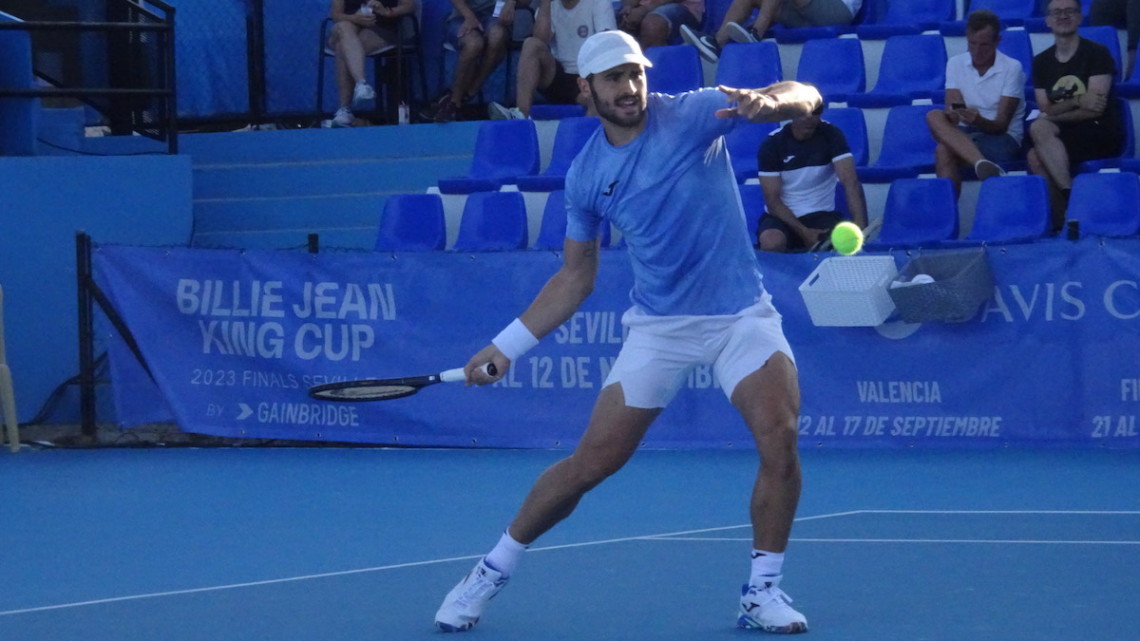 El tenista Alejandro Moro