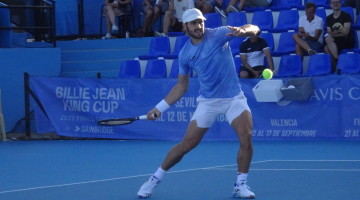 El tenista Alejandro Moro