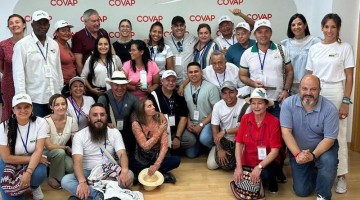 La delegación de Colombia en Covap