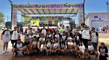 El equipo de las Olimpiadas Rurales de la Fundación Prode