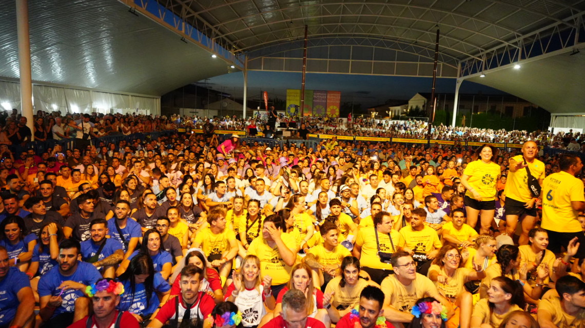 Imagen de la inauguración de las Olimpiadas Rurales