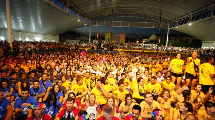 Imagen de la inauguración de las Olimpiadas Rurales