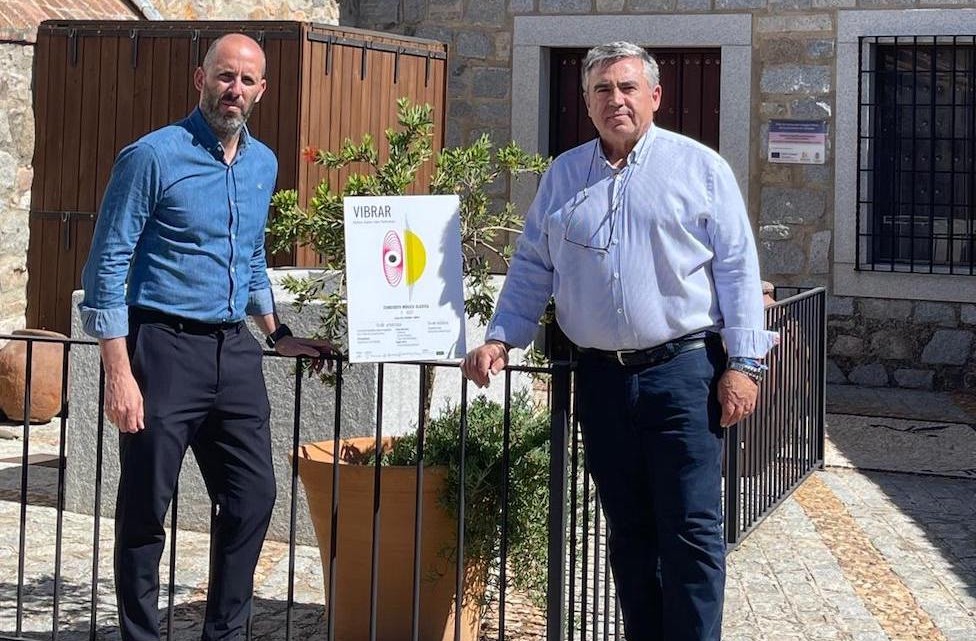 Eduardo Lucena y Bartolomé Madrid en la casa de Los Velarde