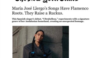 María José Llergo en 'The New York Times'