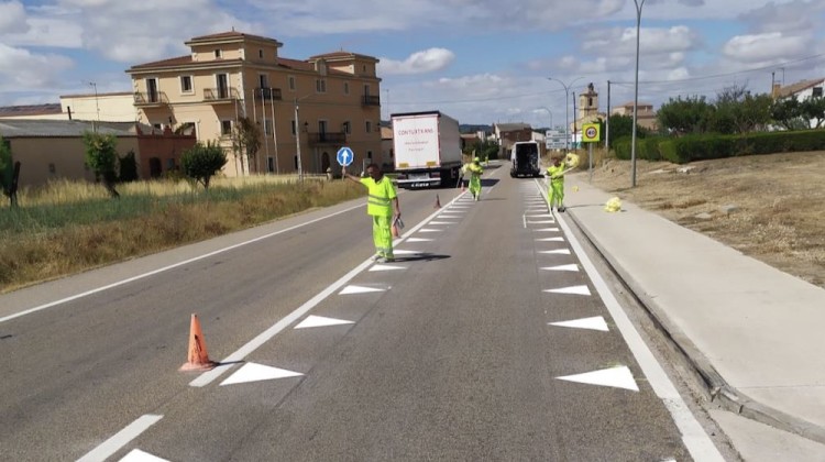 Obras en la travesía