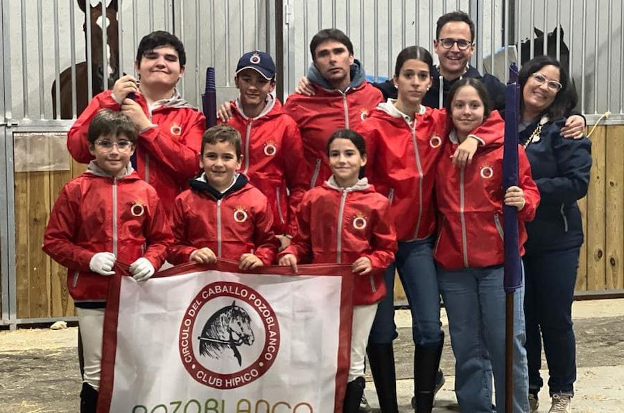 El equipo del Círculo del Caballo de Pozoblanco