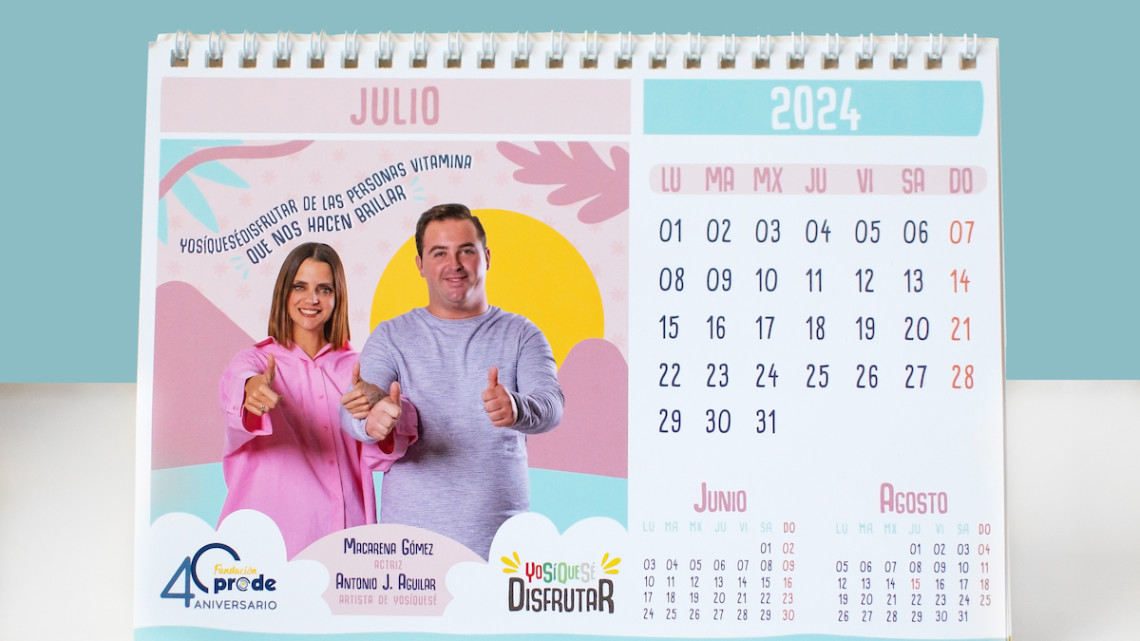 Calendario Solidario de la Fundación Prode