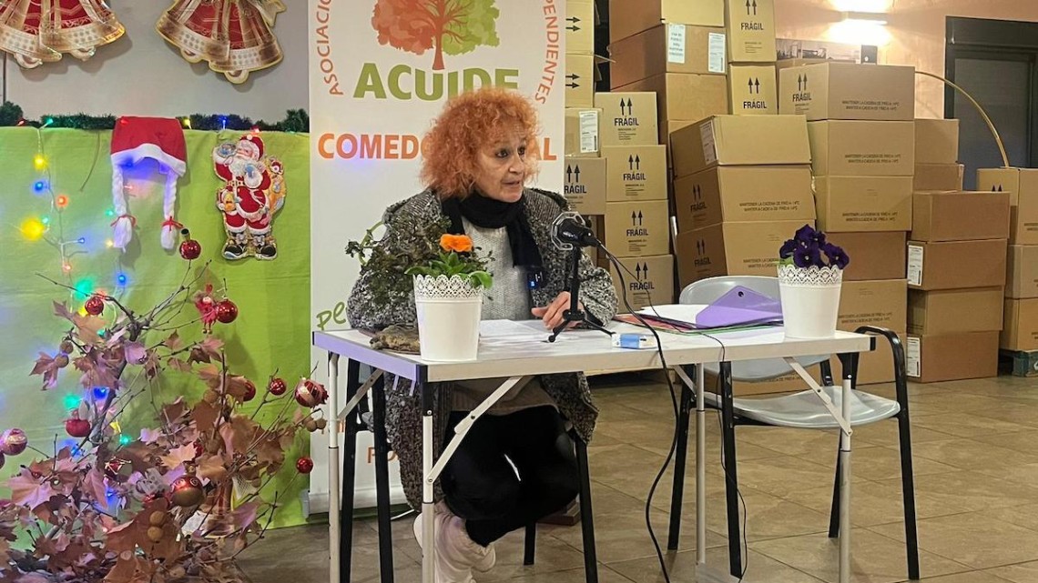 La presidenta de Acuide, Teresa Dueñas