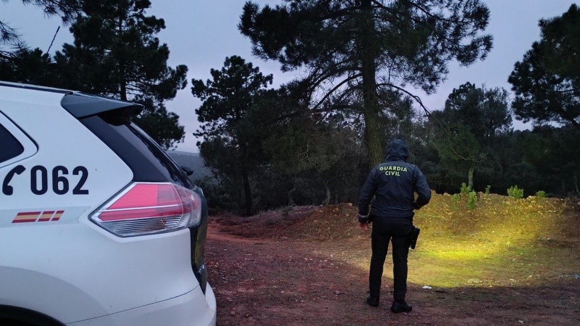 Un Guardia Civil del dispositivo de búsqueda que se activó