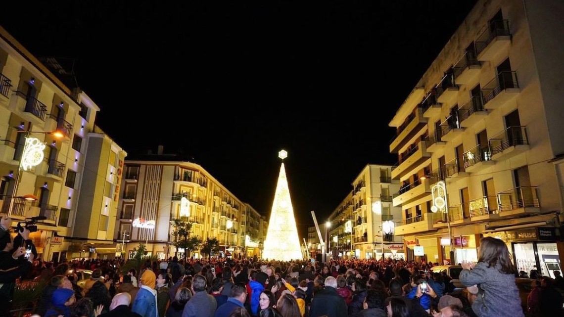 Alumbrado navideño en Pozoblanco