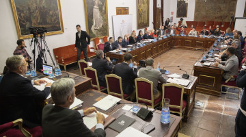 Imagen del pleno de Diputación